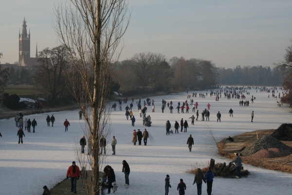 Wrlitzer Park im Winter